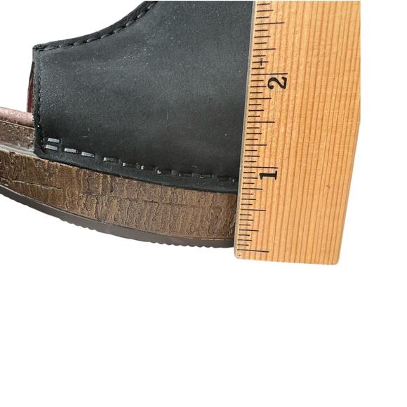 DANSKO Reggie Peep Toe Slingback Sandal in Black Milled Nubuck Womens Size EU 40 - Picture 8 of 14